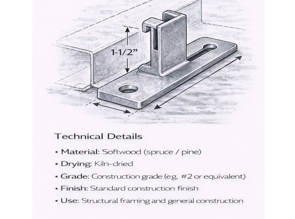 Expansion Clips 1-1/2″ for Standing Seam